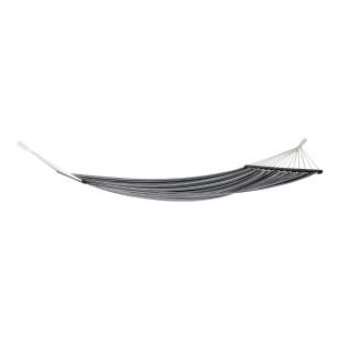 Hamak ogrodowy w paski Lamia 200x120cm szary House Nordic