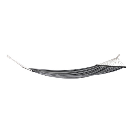 Hamak ogrodowy w paski Lamia 200x120cm szary House Nordic