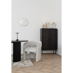 Krzesło tapicerowane Monroe beżowo-szare House Nordic
