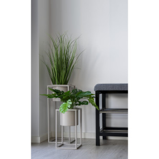 Sztuczna trawa w czarnej donicy 68cm House Nordic