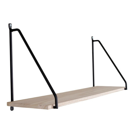 Półka wisząca loft Arnhem 65x17cm odcień drewna / czarny House Nordic