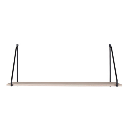 Półka wisząca loft Arnhem 65x17cm odcień drewna / czarny House Nordic