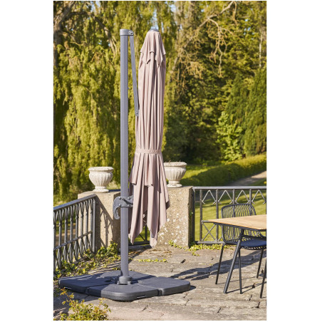 Duży parasol ogrodowy Baza 295x295cm piaskowy House Nordic
