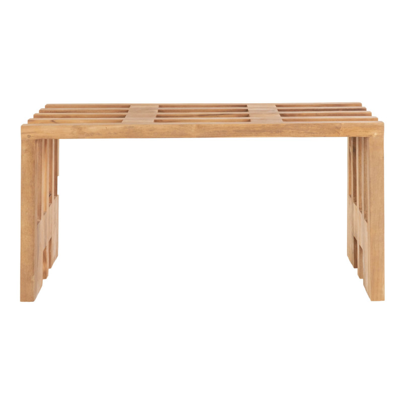 Ławka z drewna tekowego Benidorm 90x30cm House Nordic