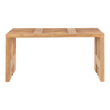 Ławka z drewna tekowego Benidorm 90x30cm House Nordic
