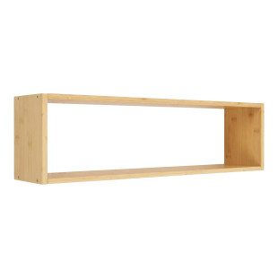 Półka bambusowa na ścianę Ember 70x15x19,5cm House Nordic