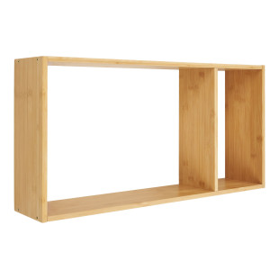 Półka bambusowa na ścianę Ember 70x15x35,5cm bambusowa House Nordic