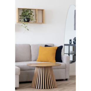Półka bambusowa na ścianę Ember 70x15x35,5cm bambusowa House Nordic