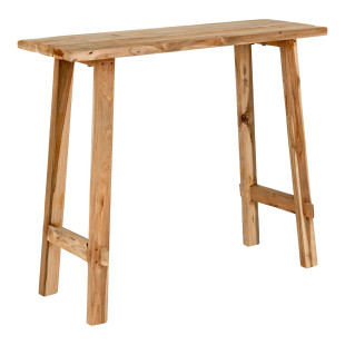 Konsola z drewna tekowego Girona 90x30cm House Nordic