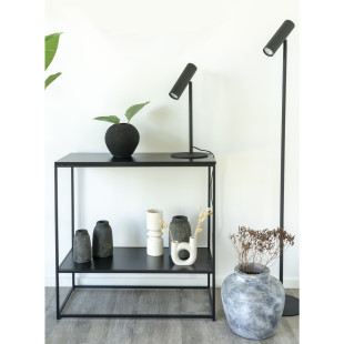 Lampa podłogowa reflektorek Paris 150cm czarna House Nordic