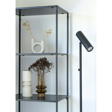 Lampa podłogowa reflektorek Paris 150cm czarna House Nordic