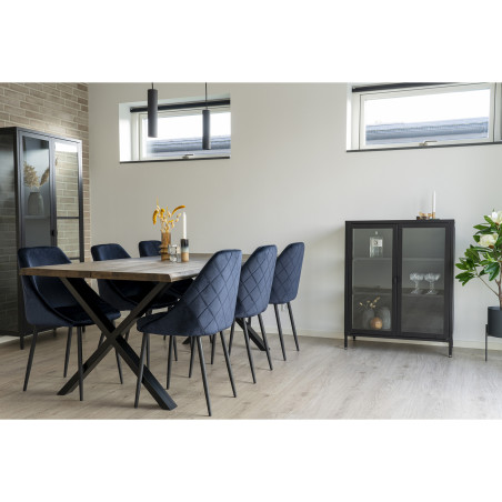 Lampa wisząca tuba Paris 6cm czarna House Nordic