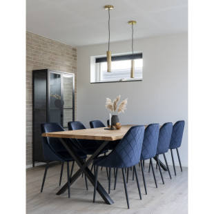 Lampa wisząca tuba Paris 6cm złota House Nordic