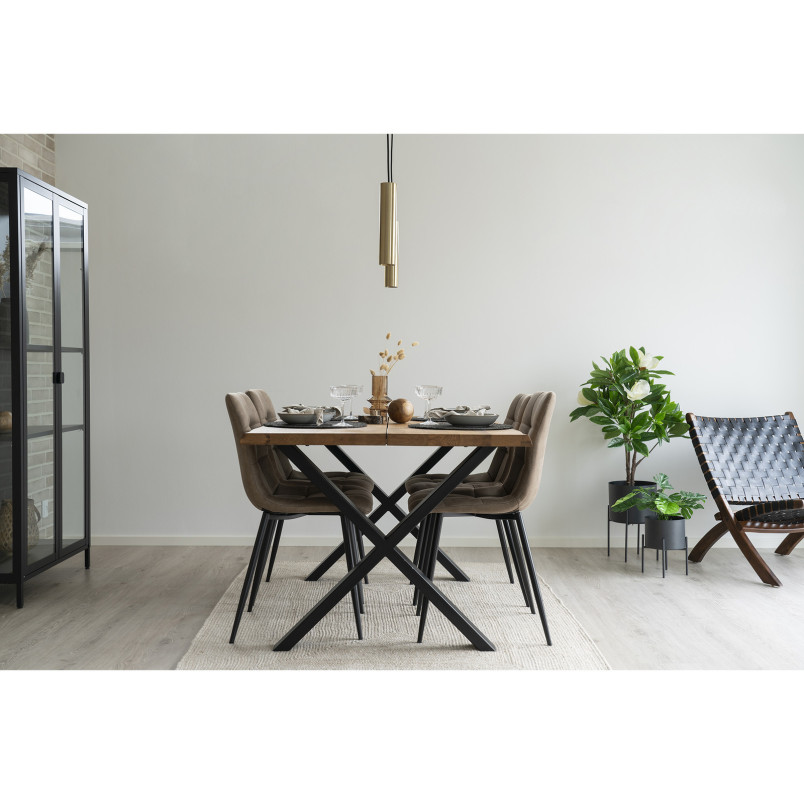 Lampa wisząca tuba Paris 6cm złota House Nordic