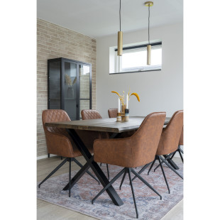 Lampa wisząca tuba Paris 6cm złota House Nordic