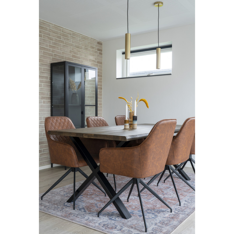 Lampa wisząca tuba Paris 6cm złota House Nordic