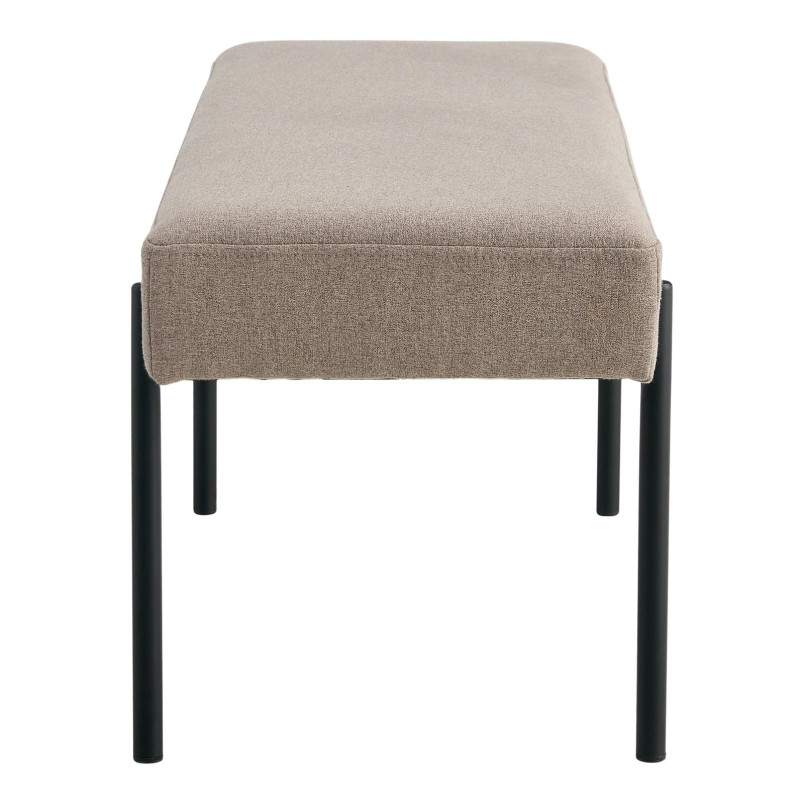 Ławka tapicerowana Swindon 100x36cm beż / czarny House Nordic