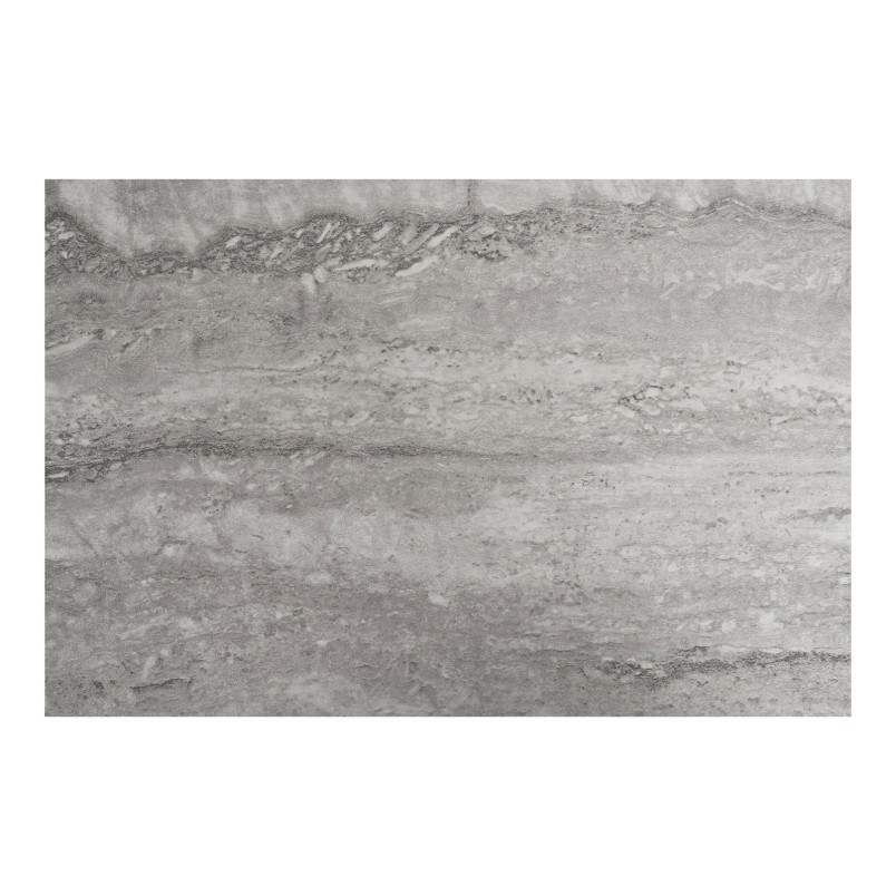 Konsola minimalistyczna Vita 110x26cm imitacja trawertynu / czarny House Nordic