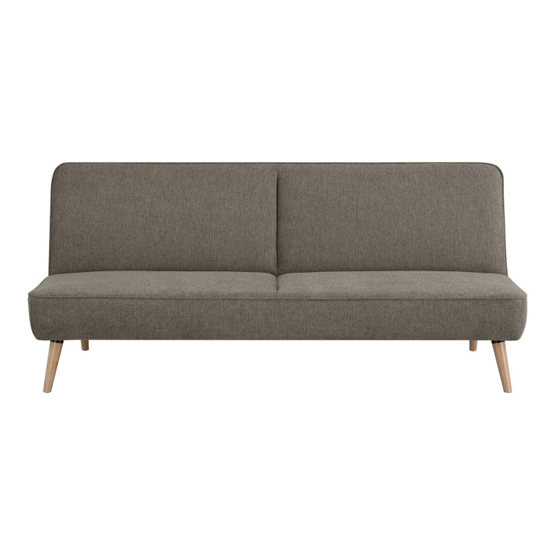 Sofa rozkładana na nóżkach Swan 186cm brązowa House Nordic