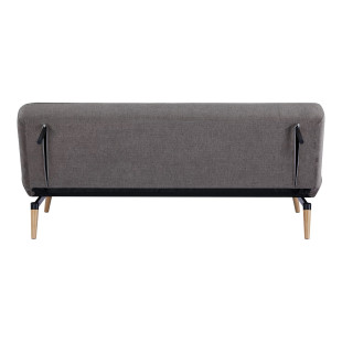 Sofa rozkładana na nóżkach Swan 186cm brązowa House Nordic