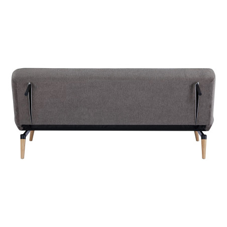 Sofa rozkładana na nóżkach Swan 186cm brązowa House Nordic
