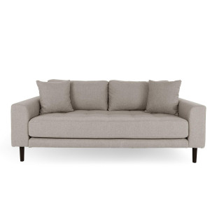 Sofa tapicerowana na nóżkach Lido 2,5-osobowa ciemny beż / nogi czarne House Nordic