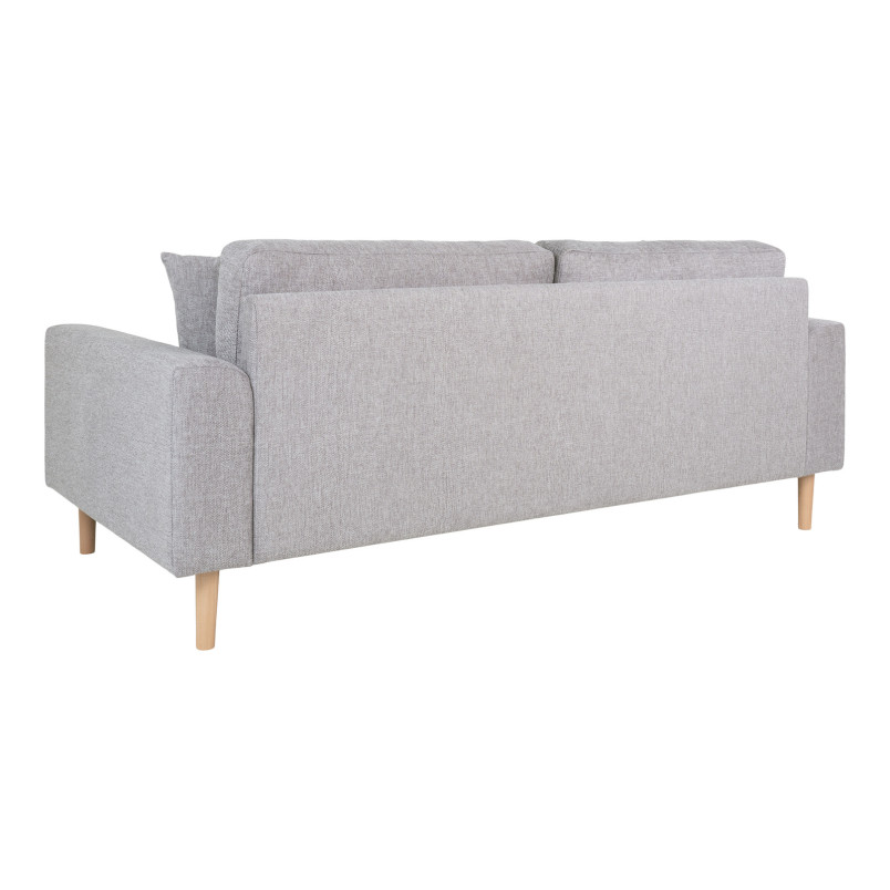 Sofa tapicerowana na nóżkach Lido 2,5-osobowa jasny szary / nogi naturalne House Nordic