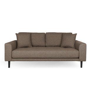 Sofa tapicerowana na nóżkach Lido 2,5-osobowa brązowy / nogi czarne House Nordic