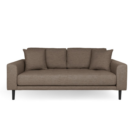 Sofa tapicerowana na nóżkach Lido 2,5-osobowa brązowy / nogi czarne House Nordic
