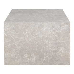 Stolik kawowy bryła Prague 60x80x40cm szary marmur House Nordic