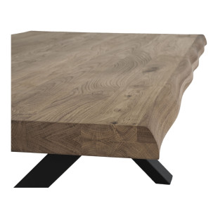 Stolik kawowy drewniany Toulon 70x120cm dąb dymiony House Nordic