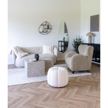 Zestaw 2 stolików kawowych Prague szary marmur House Nordic