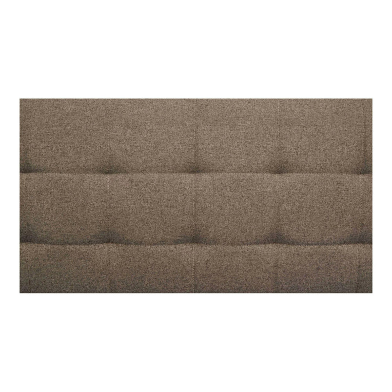 Sofa rozkładana pikowana na nóżkach Milton 204cm brązowy / czarne nogi House Nordic