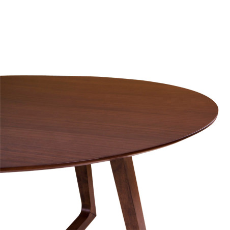 Stół fornirowany okrągły Hellerup 137cm orzech House Nordic