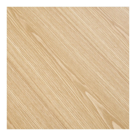 Stół owalny fornirowany na ryflowanych kolumnowych nogach Solva 100x220cm jesion / piaskowy House Nordic