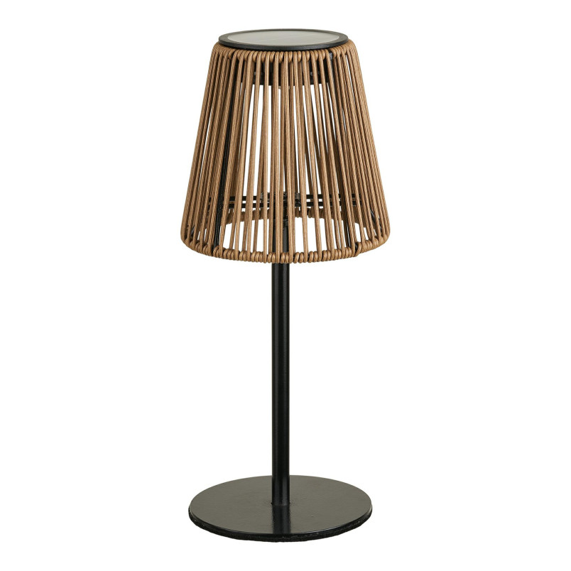 Lampka solarna na stół Salford LED brązowo-czarna House Nordic