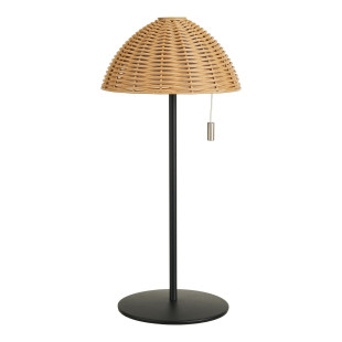 Lampka ogrodowa akumulatorowa Wigan LED brązowo-czarna House Nordic