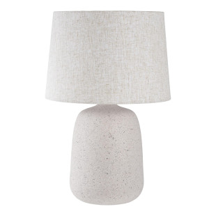 Lampa stołowa ceramiczna japandi Coft H46cm piaskowa House Nordic