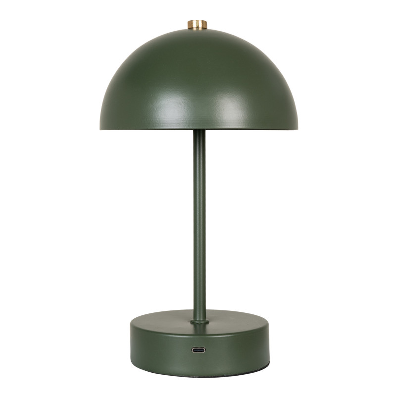 Lampka bezprzewodowa retro - grzybek Holt LED zielona House Nordic