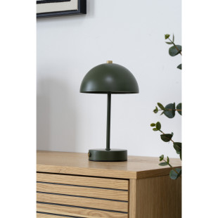 Lampka bezprzewodowa retro - grzybek Holt LED zielona House Nordic