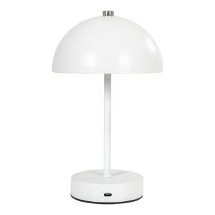 Lampka bezprzewodowa retro - grzybek Holt LED biała House Nordic