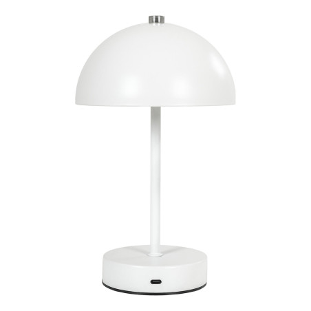 Lampka bezprzewodowa retro - grzybek Holt LED biała House Nordic