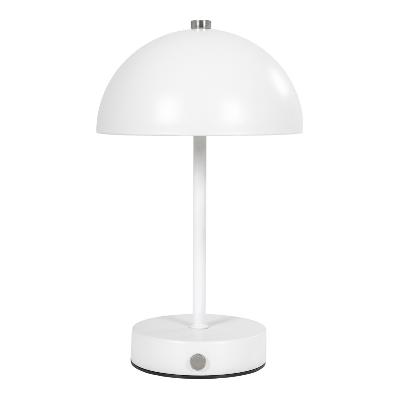 Lampka bezprzewodowa retro - grzybek Holt LED biała House Nordic