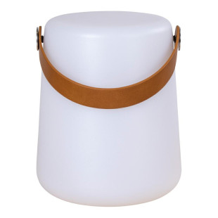 Lampka bezprzewodowa ogrodowa Bristol LED H21cm biała z paskiem House Nordic