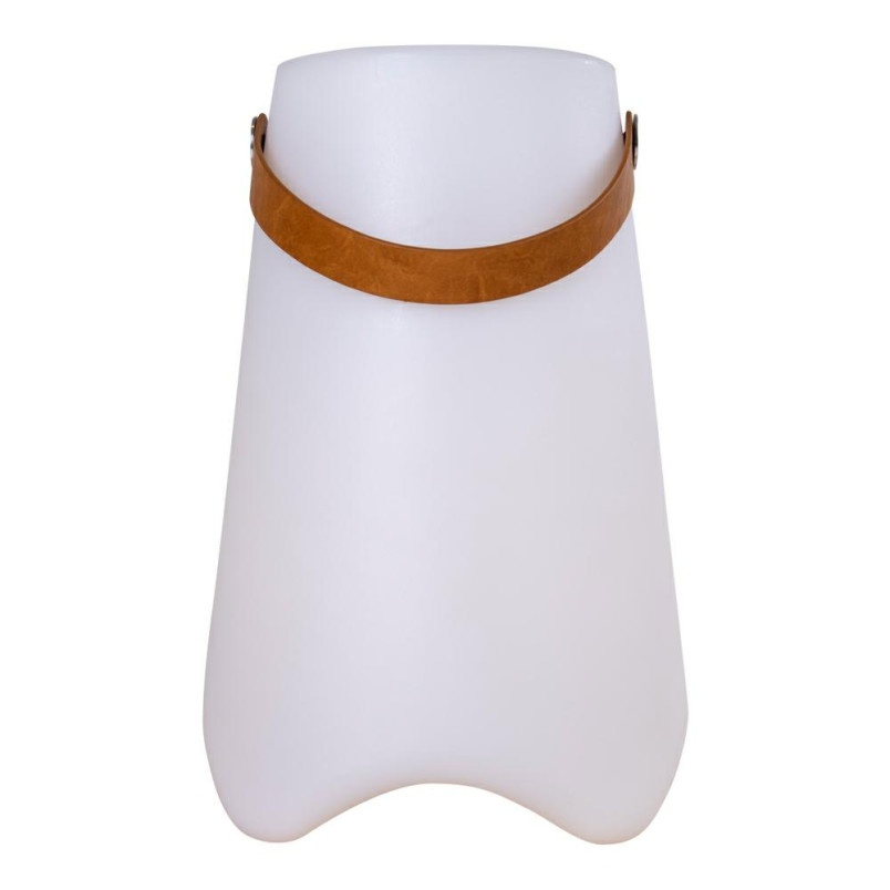 Lampka bezprzewodowa ogrodowa Bristol LED H37,5cm biała z paskiem House Nordic