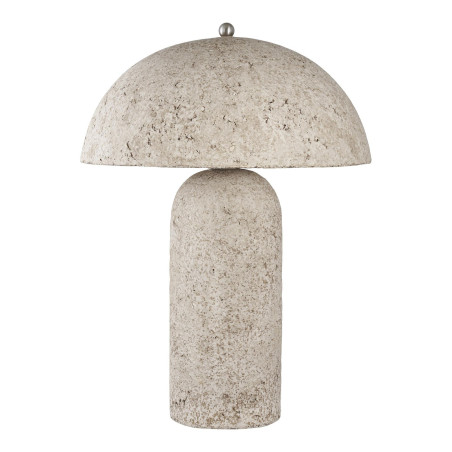 Lampa stołowa japandi z papieru mache Astley H49,5cm kamienny szary House Nordic