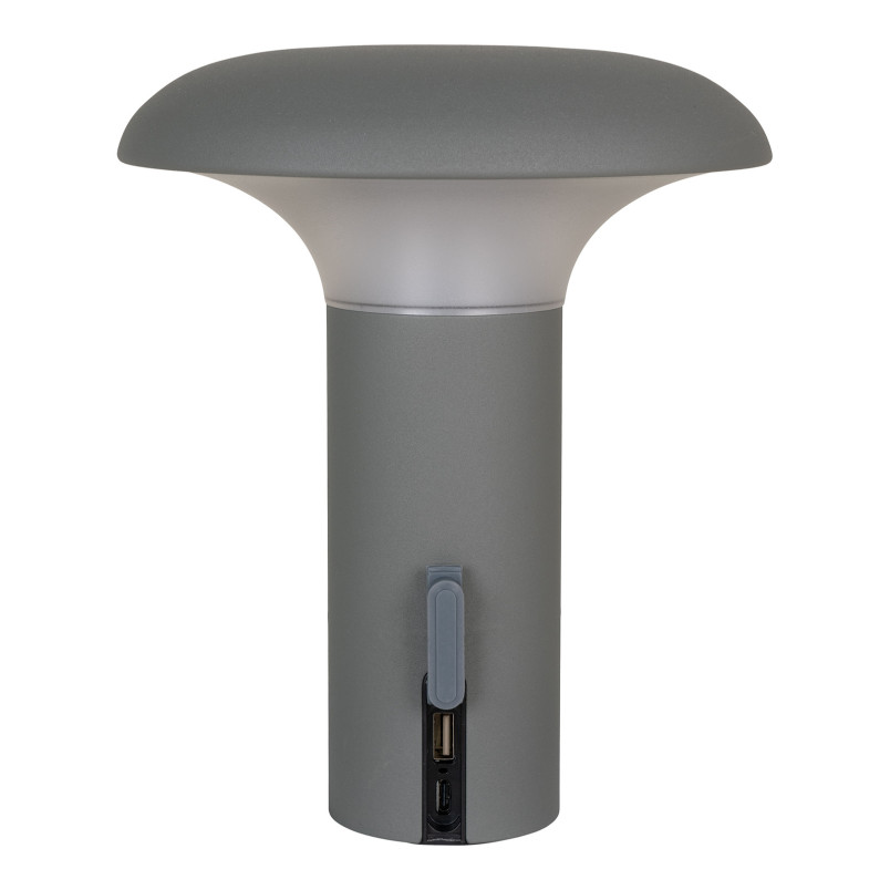 Lampa ogrodowa akumulatorowa Ramsey LED szara House Nordic