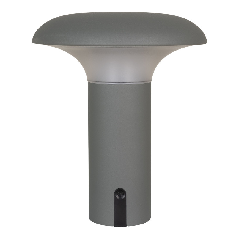 Lampa ogrodowa akumulatorowa Ramsey LED szara House Nordic