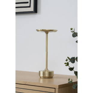 Lampa stołowa dotykowa - bezprzewodowa Lyneham LED złota House Nordic