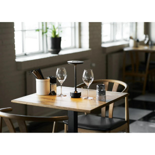 Lampa stołowa dotykowa - bezprzewodowa Lyneham LED czarna House Nordic